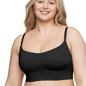 Warners Blissful Benefits Seamless Wireless Lightly Lined Comfort Bra Size Small